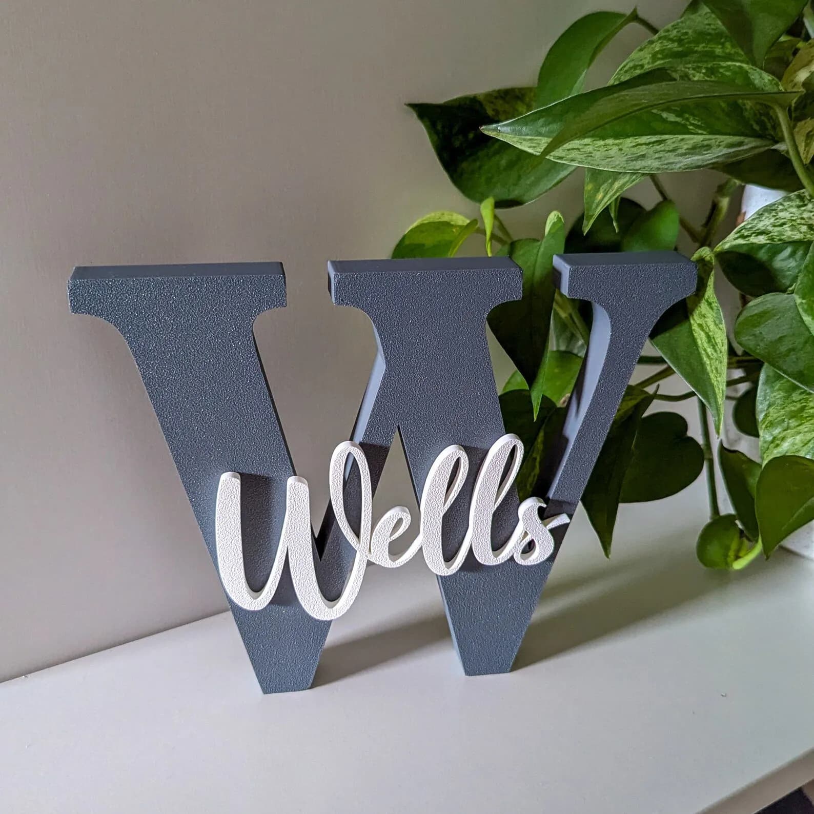 3D Bokstav med Namn – Personlig Dekoration