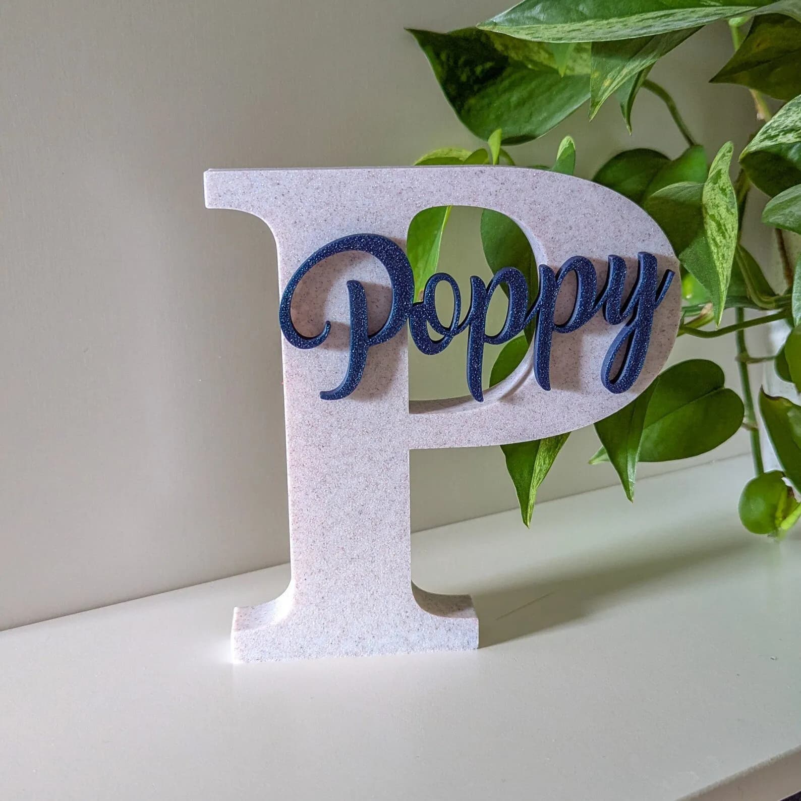 3D Bokstav med Namn – Personlig Dekoration
