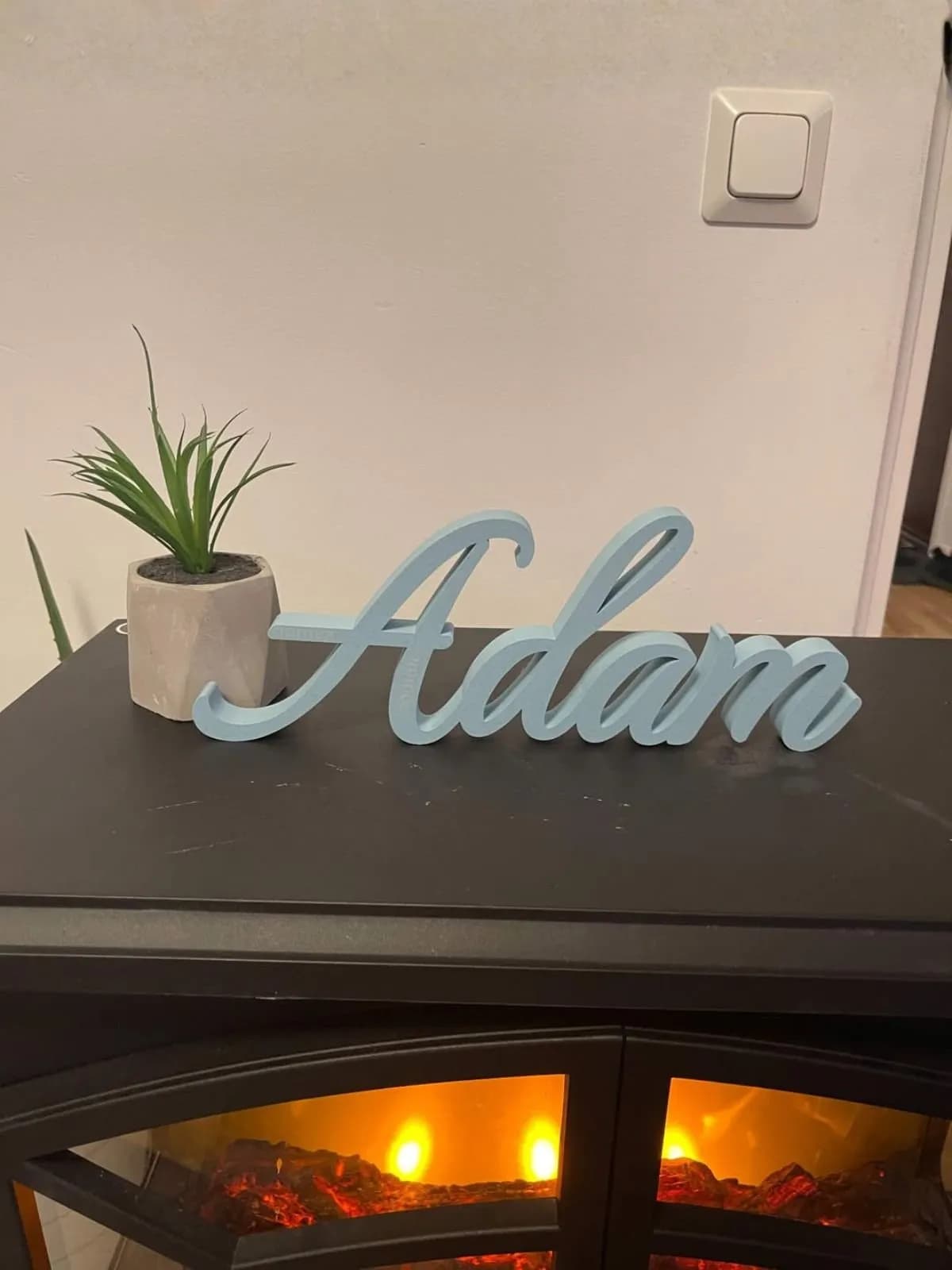 Personlig 3D Stående Namnskylt!