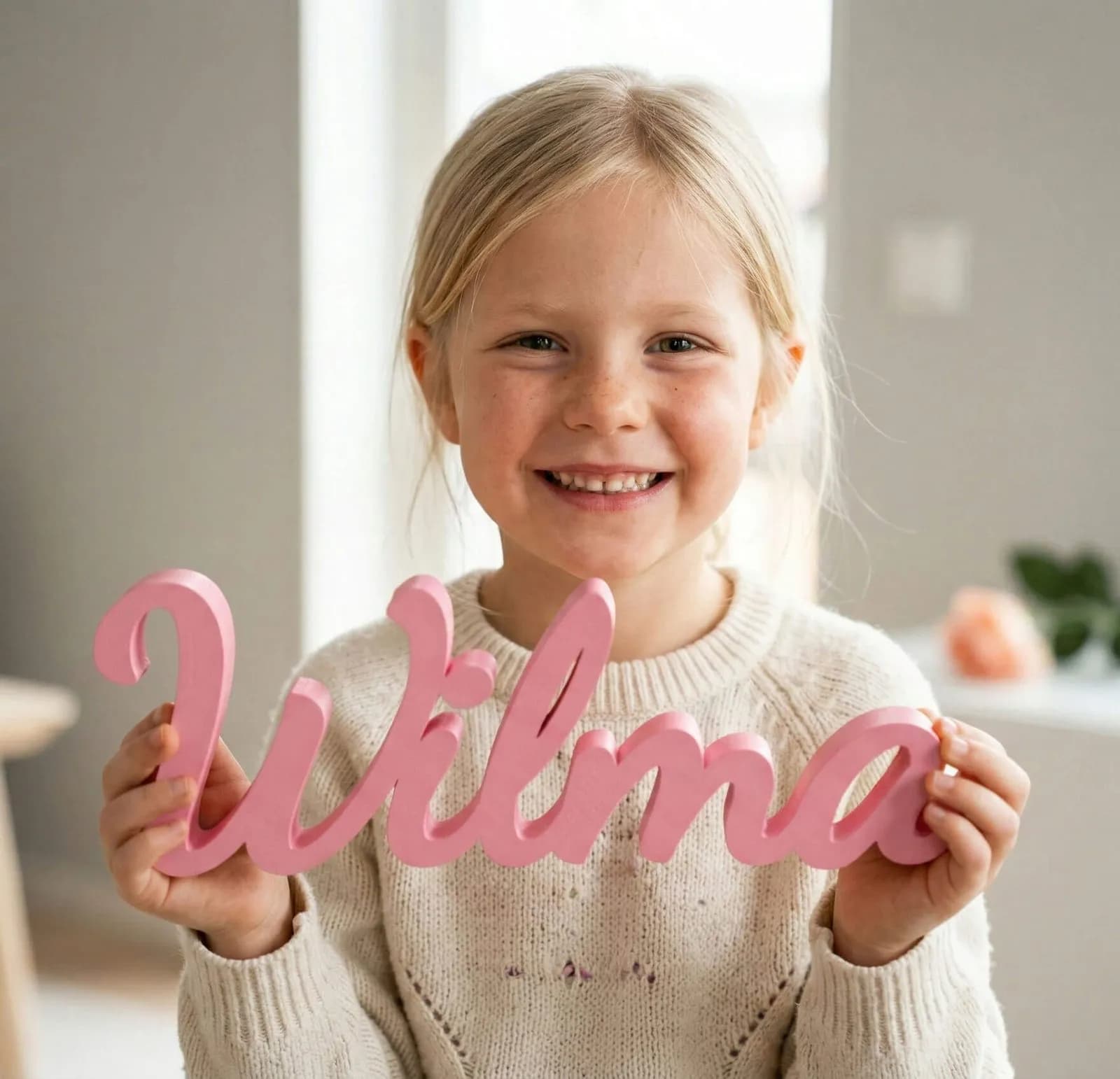 Personlig 3D Stående Namnskylt!