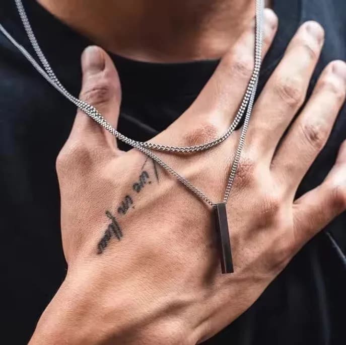 Personligt 3D Namnhalsband med Ett eller Flera Namn