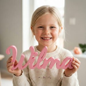 Personlig 3D Stående Namnskylt!