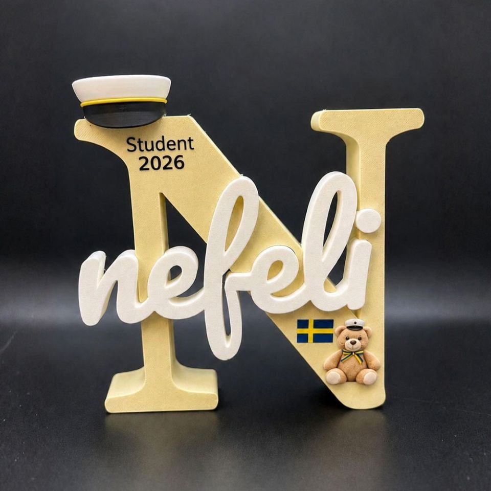 Personlig studentpresent till kille eller tjej 2026 (namez)